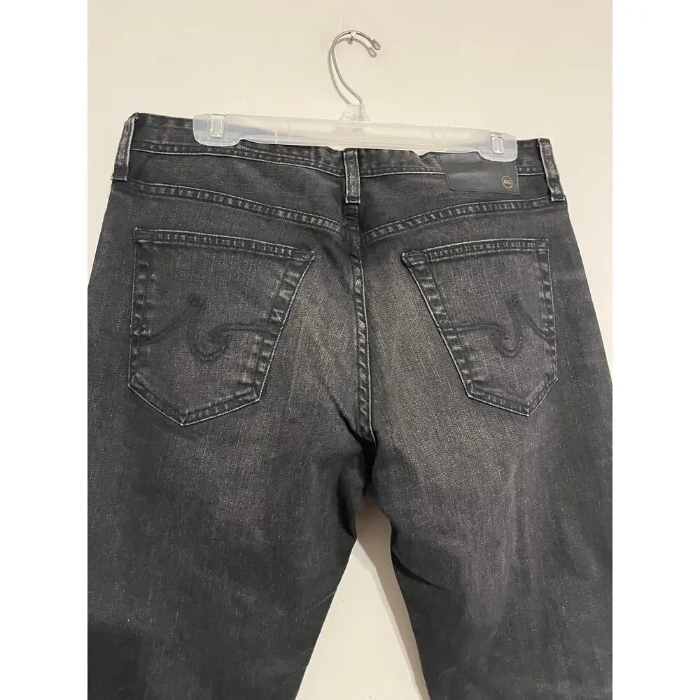 AG Adriano Goldschmied The Everett Straight Leg Pant in Black Wash Size 31x33